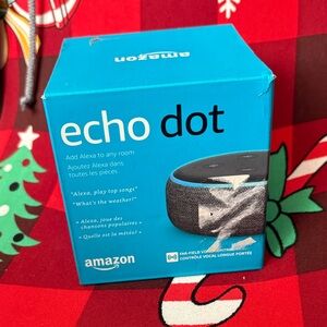 Amazon Echo Dot in Blue and Black